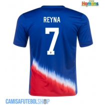 Camisa de time de futebol Estados Unidos Giovanni Reyna #7 Replicas 2º Equipamento Copa America 2024 Manga Curta